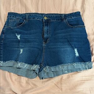 Denim Blue Women's Shorts
